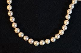 Japanese Salt Water Pearls 22 inch
