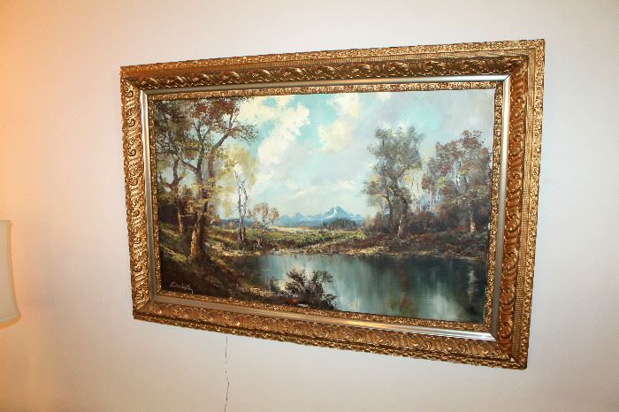 Large original oil painting