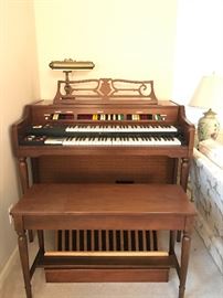 Lowrey Organ in great shape!  Sheet music too