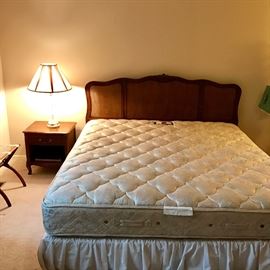 King size bed and headboard 