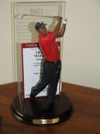 Tiger Woods Sculpture - Danbury Mint