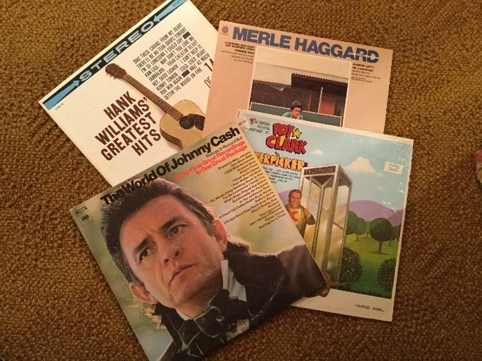 Variety of record albums
