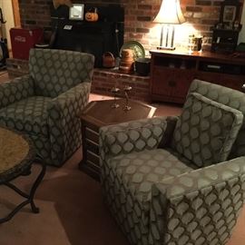 Crate and Barrel chairs