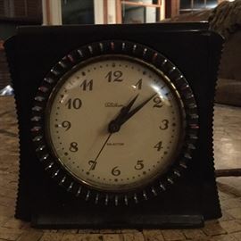 Bakelite electric alarm clock