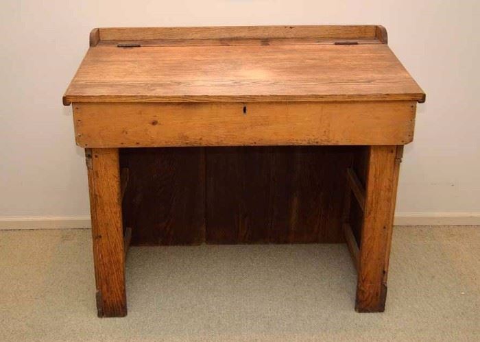 Antique / Primitive Wood Lift-Top Desk