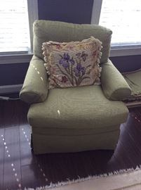 Wonderful Soft Green Club Chair