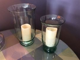 Tons of gorgeous Hurricane Globes and Candles