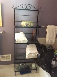 Wonderful Wrought Iron Bakers Rack - 