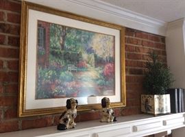 Pair of Foo Dogs - Staffordshire like dogs