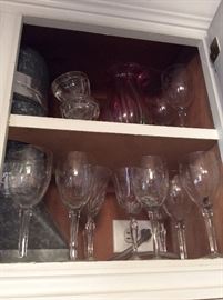 Tons of Stemware, sherbert dishes
