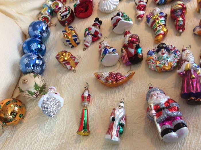 Tons and Tons of Radko ornaments - worth the drive!
