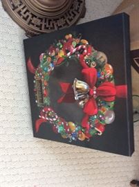 Bobby Sikes - Wreath Canvas Artwork