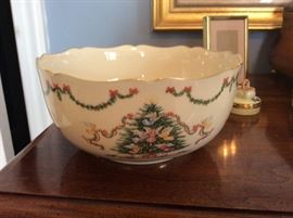 Lenox Christmas Bowl