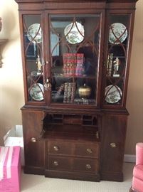 Here is the Desk/Secretary opened up!!!