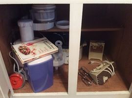Kitchen appliances, Juicer, Mixer, Crock Pot, Can Opener