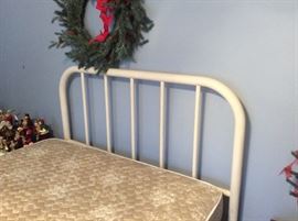 Wonderful Iron bed!  Has footboard.  Full size