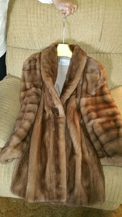 Mid Length Fur Coat - Excellent Condition