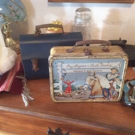 Vintage lunch boxes. Roy Rogers