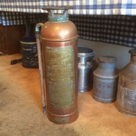 vintage fire extinguisher