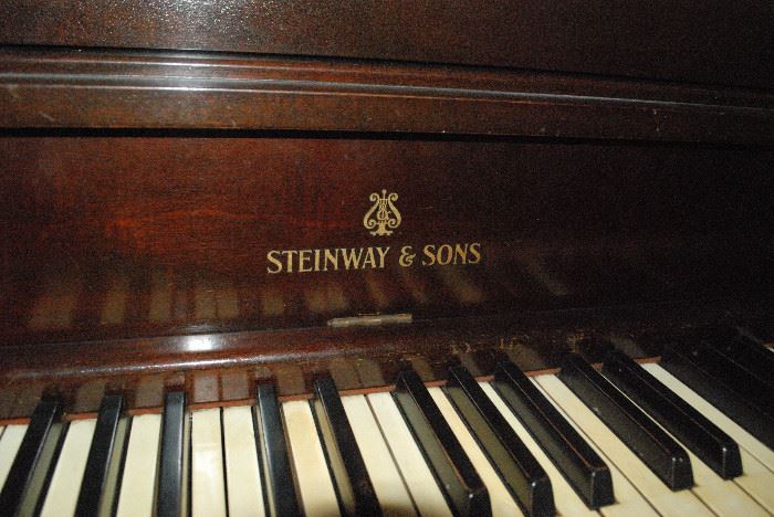 antique-steinway  upright- needs little tlc -but its a steinway !!!