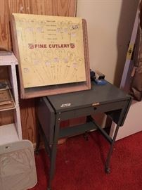 old metal table is sold - have rest 