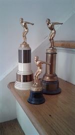 1940's -1950's swimming trophies