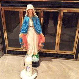 LARGE BLESSED MOTHER STATUE