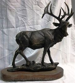 Elk statue
