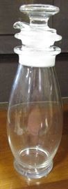 Heisey crystal decanter shaker