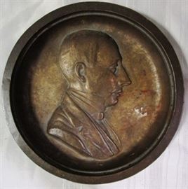 Roycroft bronze bust