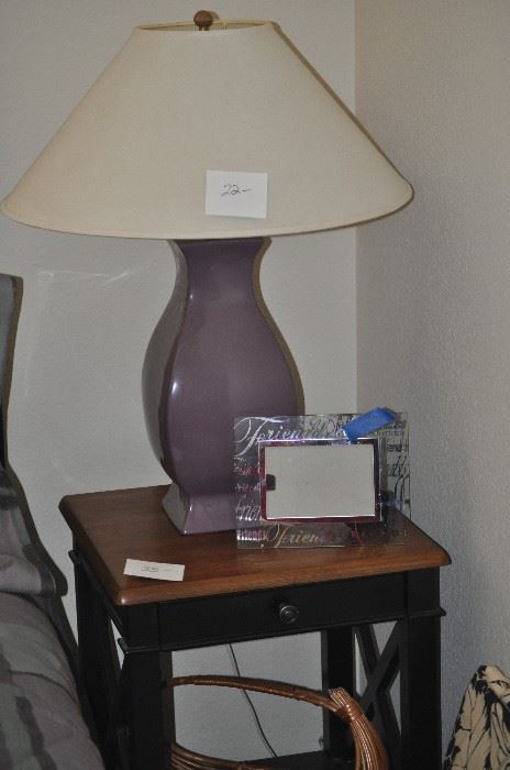  TABLE LAMP and DECOR only for saturday purchase