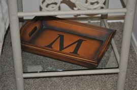 MONOGRAMMED TRAYS