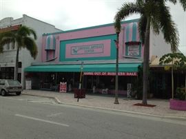 This is us! CAROUSEL ANTIQUES, 815 Lake Avenue, Lake Worth, FL 33460, 561-533-0678. We three doors west of the corner of Dixie Highway (U.S. 1) and Lake Avenue. Come visit us and take a look at 11,000 square feet of inventory spread over two floors!!!!! 