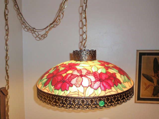 I of 2 Hanging Lamps
