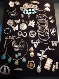  Large selection of sterling jewelry (secured offsite prior to sale hours)
