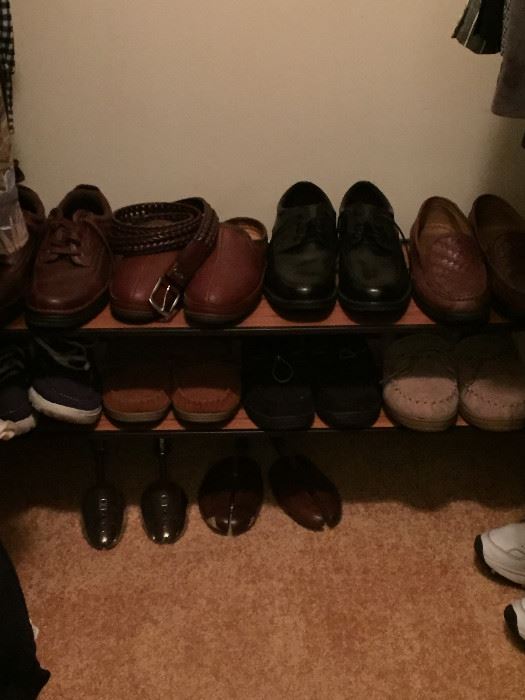 Nice selection of clean, hardly used mens shoes.  Uggs and Sas, too
