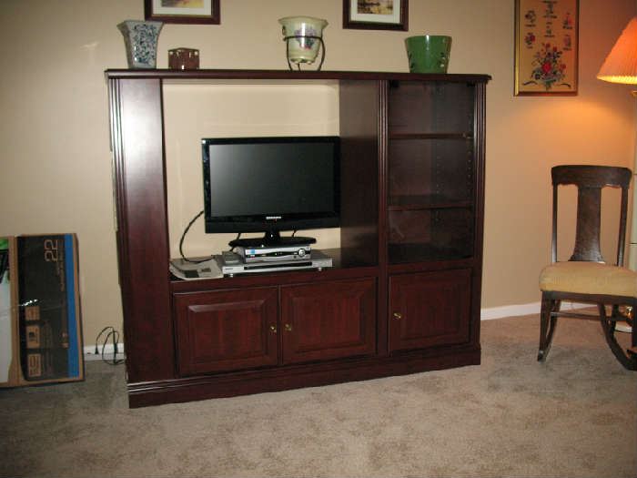 Entertainment center only.