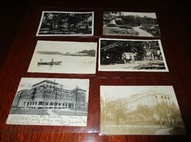 Post cards from Gull Lake, MI and Battle Creek, MI.