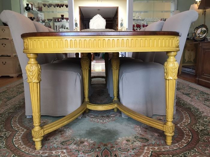 JOHN WIDDICOMB Louis XVI style dining table 