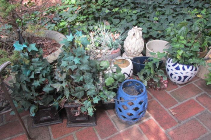Just Yard Art and plant containers
