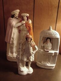 Staffordshire figures, antique.