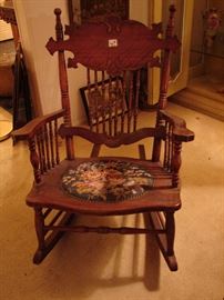 Child's rocking chair. Unusual and interesting.