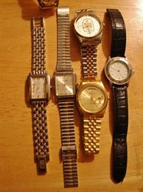 Wrist watches found in the desk.