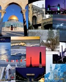 Montage of photos by Stephen Fanning. Many of his photos will be for sale.