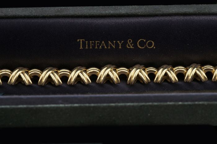 Tiffany 14k bracelet in box