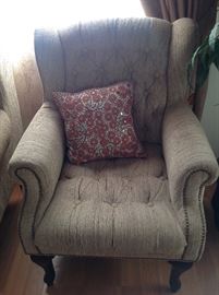Livingroom Winged Chair 