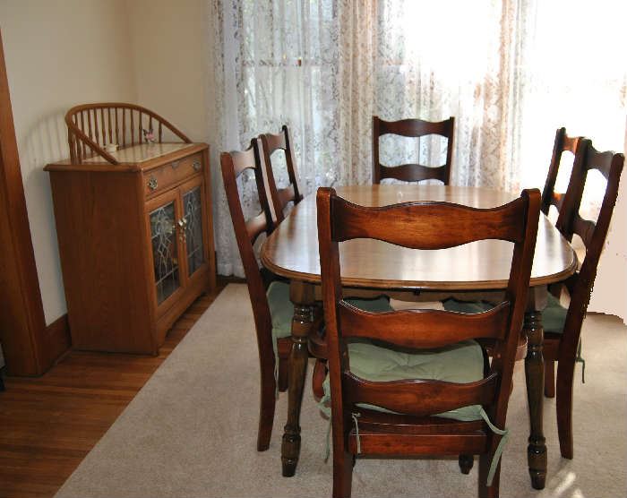 Dining Table and Side Buffet