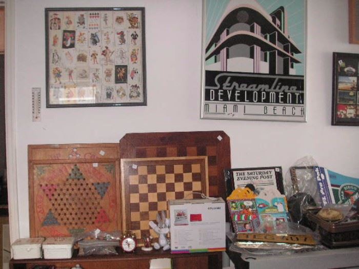 games, chess board, prints