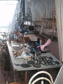 Vintage wrought iron