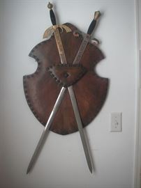 Toledo swords with leather holder